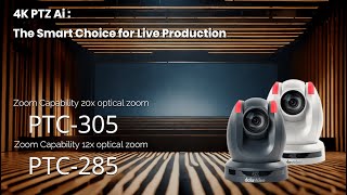 🌟 4K PTZ AI The Smart Choice for Live Production with Datavideo PTC305 amp PTC285 🎥✨ [upl. by Eenal]