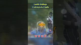 Lasith😱😱 Malinga 4 wickets in 4 balls vs New Zealand cricket hattrick lasithmalinga viralshorts [upl. by Marianne]