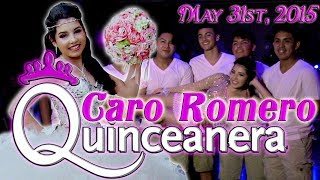 Caro Romero Quinceanera Surprise Dance  Baile Sorpresa  rhythmwriterz [upl. by Tandy]