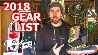 TJs Snowboard Gear List for 20172018 [upl. by Bean147]