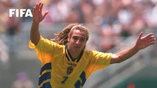 🇸🇪 Henrik Larsson  FIFA World Cup Goals [upl. by Moule564]