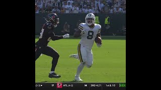 Josh Jacobs rushes for a 27yard Gain vs Houston Texans [upl. by Ssalguod]