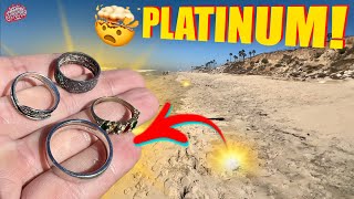 I Found PLATINUM Metal Detecting a Beach NOBODY Wanted to Hunt • Roadtrip Day 10 [upl. by Violetta]