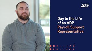 Day in the Life of an ADP Payroll Support Representative [upl. by Pagas973]