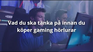 Gaming hörlurar bäst i test 2024 Köpguide [upl. by Perreault]