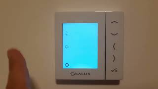 Salus Raumthermostat Umstellung Kühlen Erklärvideo [upl. by Ahsekram]