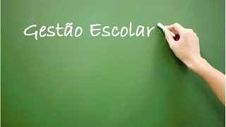 O desafio da Gestão Escolar [upl. by Ameerahs380]