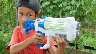 NERF GUN WATER BATTLE SHOT [upl. by Aila]