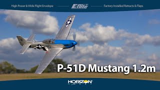 Eflite P51D Mustang 12m Cripes A’Mighty 3rd [upl. by Darach]