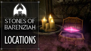 Skyrim  All Stones Of Barenziah Locations [upl. by Felecia57]