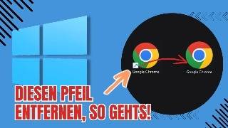 Entferne den kleinen Pfeil an den DesktopVerknüpfungen in Windows 11 und 10 wenn er dich stört [upl. by Molton]