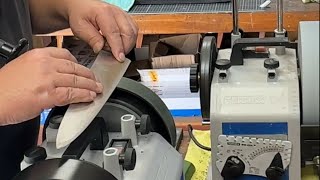 Step By Step How To Sharpen A Knife On A Tormek T8 victorinox [upl. by Mauro382]