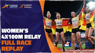 Womens 4x100m Relay Final  Munich 2022  Germany [upl. by Eirret]