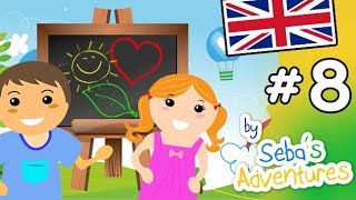 Inglese per bambini i colori in inglese  Lezione 08 [upl. by Ecinhoj453]