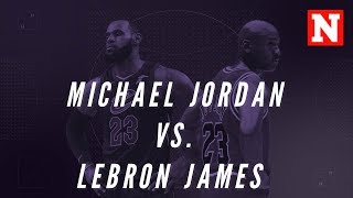 Michael Jordan vs Lebron James  Who Is The GOAT [upl. by Divadnahtanoj684]