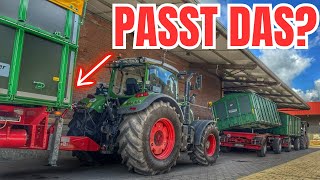 496 Immer weiter trotz 40 Liter REGEN 🌧️  Tandem Agroliner zu groß fürs Abkippband 🤔 [upl. by Milson]