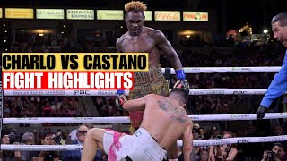 Jermell Charlo vs Brian Castano 2 Full Fight Highlights [upl. by Ayoras]