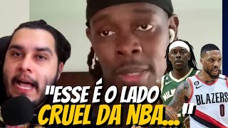 Jrue Holiday DESABAFA sobre ter sido TROCADO por Damian Lillard  Draymond Green Show React [upl. by Aivitnahs644]