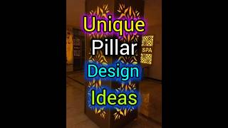 Unique Pillar Designinteriorwork  Kitchen Designer [upl. by Myrwyn]