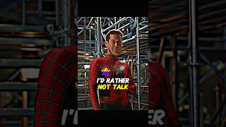 quotId rather not talk about thisquot spider man no way home marvel shorts short reels video top [upl. by Limbert]