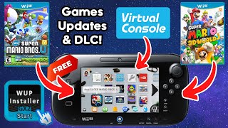 How to Install Content to your Wii U 2024 Wup Installer GX2 AROMA [upl. by Ulah]