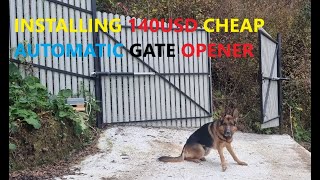 HOW TO INSTALL AN AUTOMATIC GATE OPENER [upl. by Cindelyn]