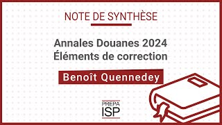 Annales Douanes 2024  Note de synthèse [upl. by Reagan632]