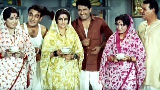 Prithviraj Kapoor and his family  Teen Bahuraniyan  Bollywood Scene 122 [upl. by Martie]