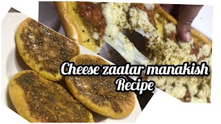 RAMADAN Cheese zaatar MANAKISH recipe Middle east street food trending viralrecipe homemade [upl. by Atteloc764]