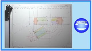 PROIEZIONI ORTOGONALI DI UN PRISMA A BASE ESAGONALE POGGIATO SUL PO E  DI 30° AL PV  697 [upl. by Phemia880]