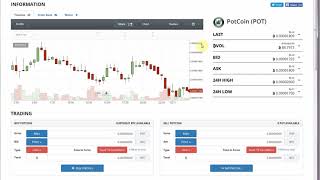 【Bittrex】アルトコインの購入方法。BTC で PotCoin を買ってみる！ [upl. by Leorsiy650]