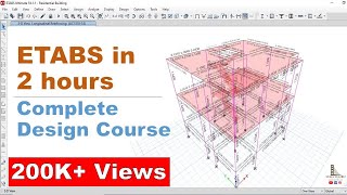 ETABS in 2 hours  A complete design course [upl. by Soni]