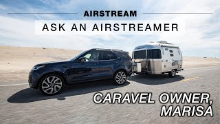 Real Life on the Road with the Airstream Caravel  Traveling Towing Comfort and Safety [upl. by Faythe509]