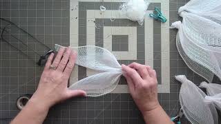 Angel Wing Wreath Tutorial [upl. by Recneps]