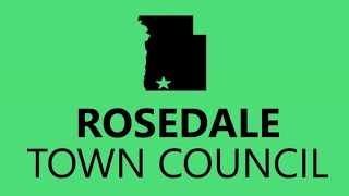 October 8 2024 • Rosedale Town Council Meeting [upl. by Noda265]