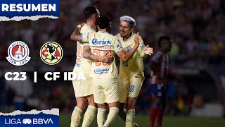 Resumen y Goles  San Luis vs América  Liga BBVA MX  Clausura 2023  Cuartos de Final IDA [upl. by Novyat]