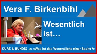 Vera F Birkenbihl Wesentliches [upl. by Louls910]