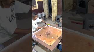 carrom king game play 👑👑👑👑👑👑👑👑💯💯shotcarromtrickshotcarrompolshotfeed viraltranding [upl. by Oicnerolf767]