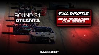 Full Throttle RealSimRacing Cup Series on iRacing  Round 21 Atlanta [upl. by Mohkos]