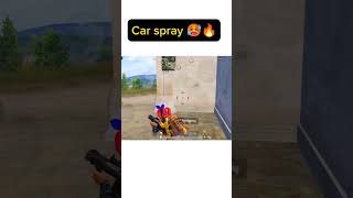 Bast Car Spray🥵 🔥shortvideo shorts short pubgmobile bgmi 1vs4 carspray shortsfeed [upl. by Vallonia]