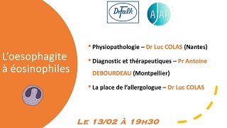 WEBINAIR  Webinar Oesophagite à Éosinophiles [upl. by Teak]