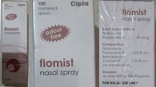 Flomist nasal spray use in hindi [upl. by Staten483]