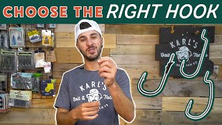 How To Choose The Right Hook  Bass Fishing Tips for Hook Choice [upl. by Dranik620]