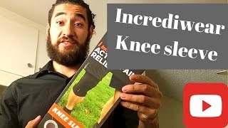 Incrediwear knee sleeve review [upl. by Nosredna452]