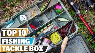 Best Fishing Tackle Boxes In 2024  Top 10 Fishing Tackle Box Review [upl. by Nealon251]