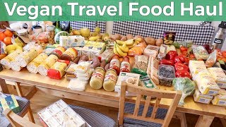 Vegan Grocery Haul while Traveling [upl. by Yeknarf515]