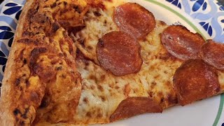 Best amp Quick Way to reheat left over PIZZA crispy amp delicious 😋  Air fryer [upl. by Aleet357]