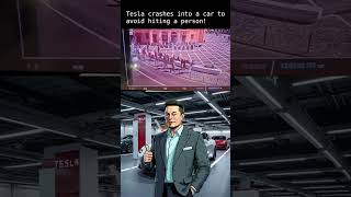 Tesla Makes the SplitSecond Decision [upl. by Dnalrah]