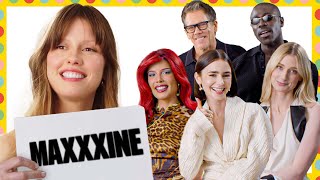 MaXXXine Cast Test How Well They Know Each Other  Vanity Fair [upl. by Enomad]