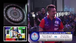 DARTSLIVE OPEN 2018 MALAYSIA COSMO DARTS CRICKET DOUBLES BB FLIGHT FINAL [upl. by Gardener]